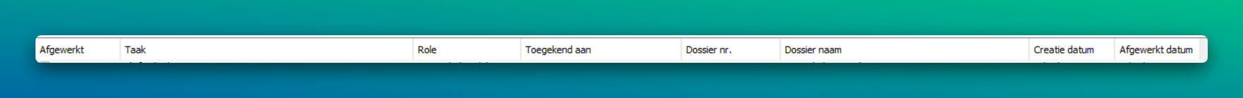 tabel eigenschappen