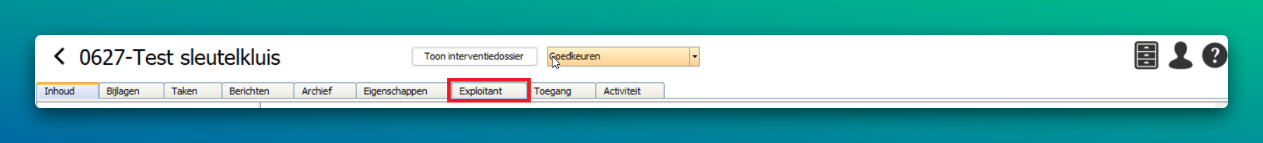 Exploitant tab
